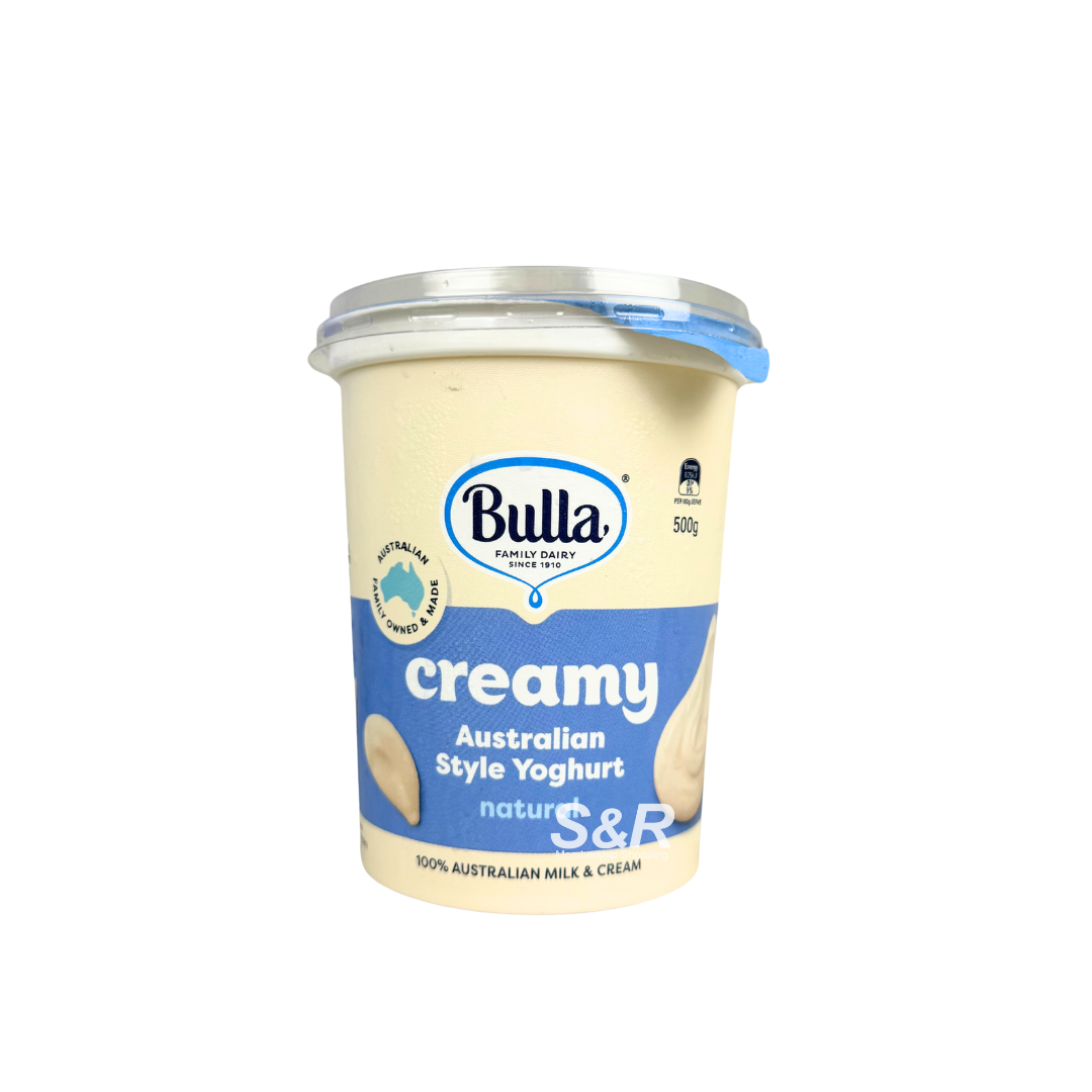 Bulla Austrailian Style Yogurt Natural 500g Bulla Austrailian Style Yogurt Natural 500g